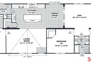 Mobile Home Floor Plans Double Wide Bedroom Bath Mobile Home Also 4 Double Wide Floor Plans