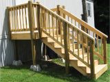 Mobile Home Stairs Plans Distinct Mobile Home Porch with Wodoen Stair Entrance Decor