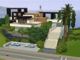 Modern Hillside Home Plans Sims 3 Modern Hillside Home by Ramborocky On Deviantart