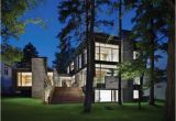 Modern Home Plans Canada Contemporary House Architecture Ravine House In Urban Canada