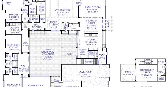 Modern Luxury Home Floor Plans Luxury Modern Courtyard House Plan 61custom