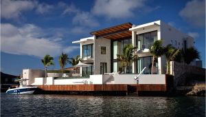 Modern Waterfront Home Plans Modern Waterfront Home Bonaire the Netherlands Antilles