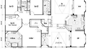 Modular Home Floor Plan Triple Wide Mobile Home Floor Plans Mobile Home Floor