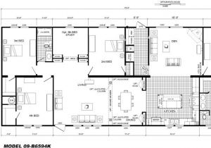 Modular Homes 4 Bedroom Floor Plans 4 Bedroom Floor Plan B 6594 Hawks Homes Manufactured