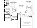 Monster House Plans Ranch Ranch House Plan 4 Bedrooms 2 Bath 1750 Sq Ft Plan 41 536