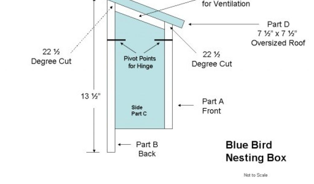 Mountain Bluebird House Plans How To Build A Bluebird House Bluebird Nest Box Plans Plougonver