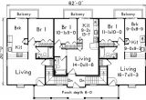 Multi Residential House Plans Multi Family with Residential Look 57086ha