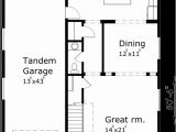 Narrow Lot House Plans with Basement Narrow Lot House Plans Traditional Tandem Garage 3 Bedroom