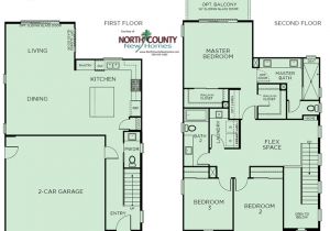 Oceanside House Plans 3 Altura at Pacific Ridge Floor Plans north County New Homes