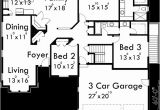 One Level House Plans with 3 Car Garage 3 Car Garage Single Level House Plans One Story House