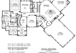 One Level House Plans with 3 Car Garage Home Plans with Three Car Garage