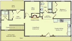 One Level House Plans with Walkout Basement Lovely One Floor House Plans with Walkout Basement New