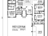 One Story Home Plans with Basement 1 Story with Basement House Plans Elegant Single Story