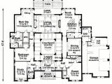 One Story House Plans with Center Courtyard House Plans with atrium In Center