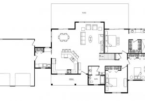 Open Floor Plans for Ranch Homes Ranch Open Floor Plan Design Open Concept Ranch Floor
