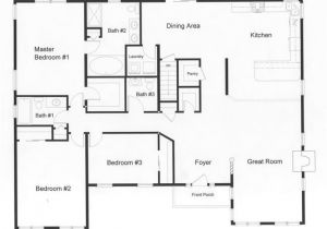 Open Floor Plans for Ranch Homes Ranch Style Open Floor Plans with Basement Bedroom Floor
