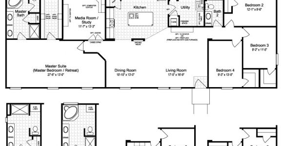 Palm Harbor Modular Homes Floor Plans the Harbor House Iii 2077 Sq Ft Manufactured Home Floor