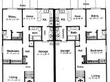 Patio Home Plans with Garage Bedroom Designs Two Bedroom House Plans Symmetrical Shape