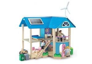 Plan toys Eco House Best Eco Friendly Dollhouses From Modern Design to
