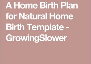 Planned Home Birth Best 25 Birth Plan Sample Ideas On Pinterest Birthing