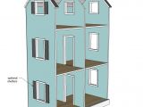 Plans for A Doll House Ana White Three Story American Girl or 18 Quot Dollhouse