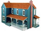 Plans for A Doll House R14 3059 Farmhouse Dollhouse Vintage Woodworking Plan