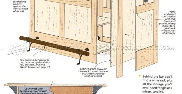 Plans for A Home Bar Home Bar Plans Woodarchivist