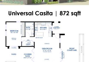 Plans for Building A Home Universal Casita House Plan 61custom Contemporary