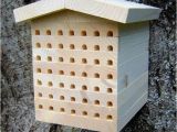 Plans for Building A Mason Bee House Osmia Lodge Mason Bee House by andrewsreclaimed On Etsy