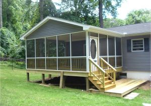 Porch Plans for Mobile Homes Mobile Home Screened Porch Ideas