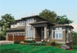 Prarie House Plans Contemporary Prairie with Daylight Basement 69105am