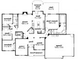 Ranch Home Floor Plans Ranch House Plans Pleasanton 30 545 associated Designs