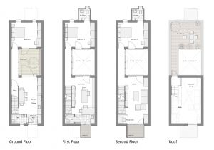 Row Housing Plans Courtyard Row House Marc Medland Architect Building