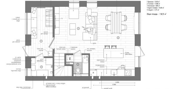 Scandinavian Home Design Plans Duplex Penthouse with Scandinavian Aesthetics Industrial