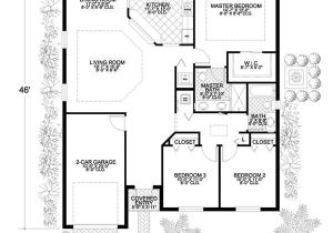 Simple Concrete Block Home Plans Neat and Tidy yet Spacious and Comfortable House Plan