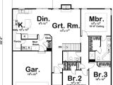 Single Home Floor Plans Simple Single Story Home Plan 62492dj Architectural