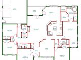 Single Level Home Plans Traditional Ranch House Plan Single Level One Story Ranch