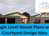 Single Level House Plans with Courtyard Single Level House Plans with Courtyard Design Idea Youtube