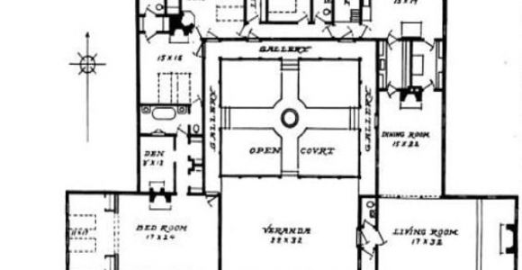 Small Courtyard Home Plans Small Hacienda House Plans Hacienda Style House Plans with