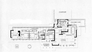 Small Frank Lloyd Wright House Plans David and Christine Weisblat House Plan 1951 Frank