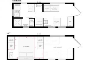 Small Home Floor Plan Tiny House On Wheels Floor Plans Blueprint for Construction