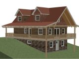 Small Home Plans with Daylight Basement Architecture Log Cottage House Plans with Walkout Basement