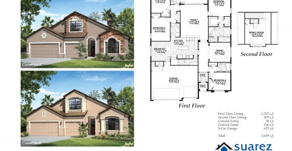 Suarez Homes Floor Plans Waverly Model Suarez Housing