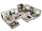 Three Bedroom Home Plans 25 More 3 Bedroom 3d Floor Plans