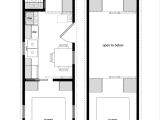 Tiny Home Plan Tiny House Floor Plans with Lower Level Beds Tiny House