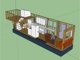 Tiny Home Trailer Plans Tiny House Layout Has Master Bedroom Over Fifth Wheel
