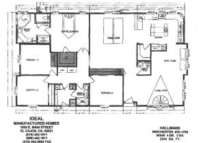 Triple Wide Manufactured Home Floor Plans Triple Wide Mobile Home Floor Plans Ideal Mfg Homes