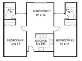 Two Bed Two Bath House Plans Elegant House Plans 2 Bedrooms 2 Bathrooms New Home