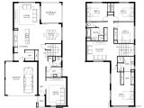 Two Storied House Plan Two Storey House Design and Floor Plan