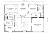 U Shaped Ranch Style Home Plans U Shaped House Plans with Courtyard More Intimacy